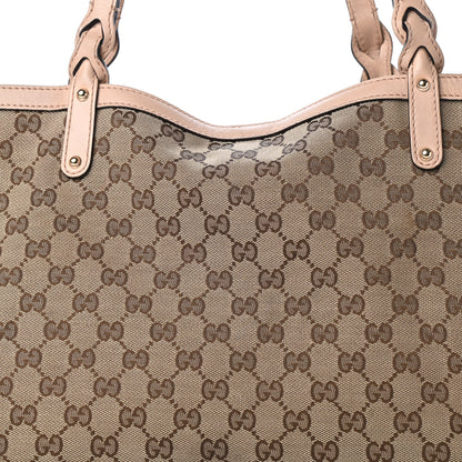 Gucci Monogram Medium Craft Tote Beige 9 of 12