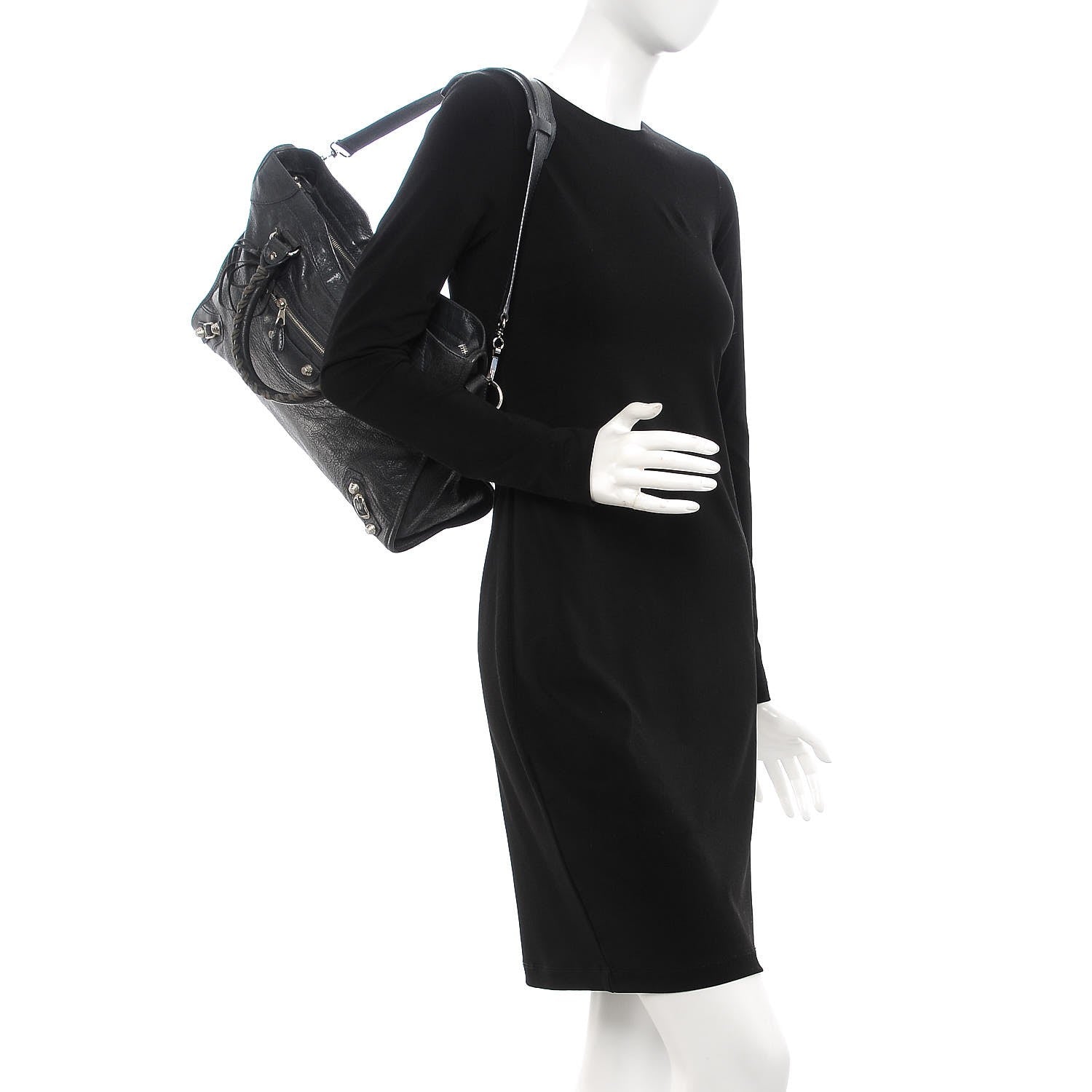 Balenciaga Agneau Giant 12 Silver Hardware City Anthracite 2 of 9