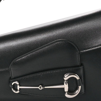 Gucci Demetra Small Horsebit 1955 Asymmetric Shoulder Bag Black 8 of 10