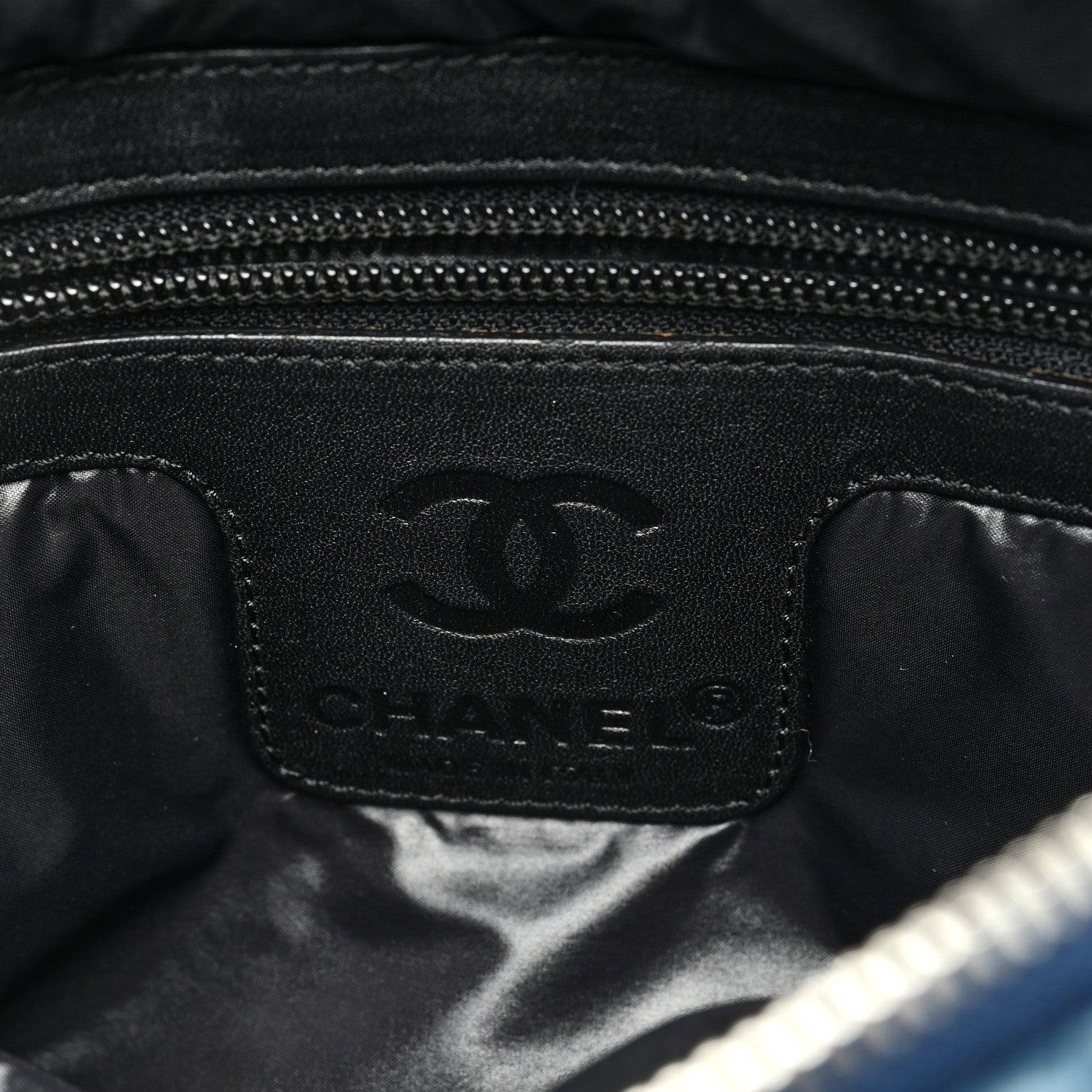 Chanel Nylon Small Coco Cocoon Messenger Bag Blue 6 of 10