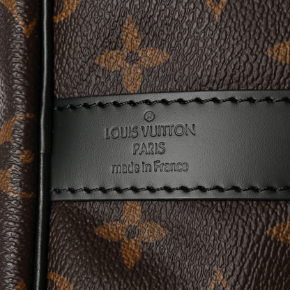 Louis Vuitton Monogram Macassar Keepall Bandouliere 55 5 of 8