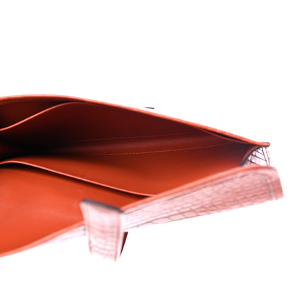 Hermes Matte Alligator Jige Duo Clutch 6 of 12