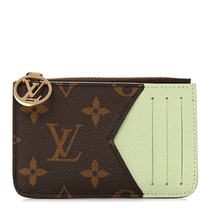 Louis Vuitton Monogram Zipped Romy Card Holder Matcha 1 of 6