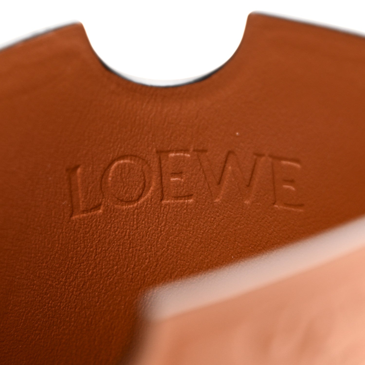 Loewe Smooth Calfskin Anagram Phone Pouch Tan 6 of 7