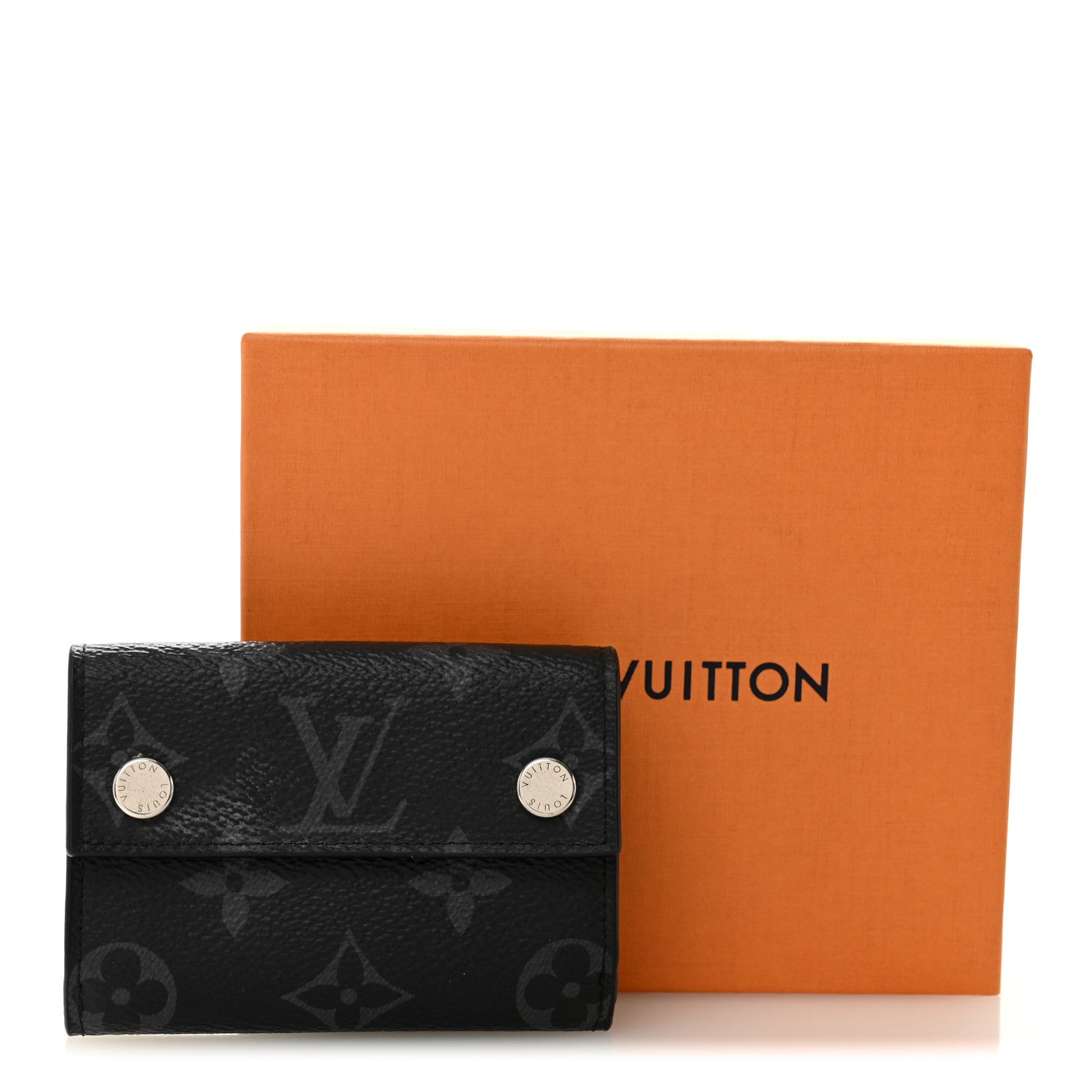 Louis Vuitton Monogram Eclipse Discovery Compact Wallet 7 of 7