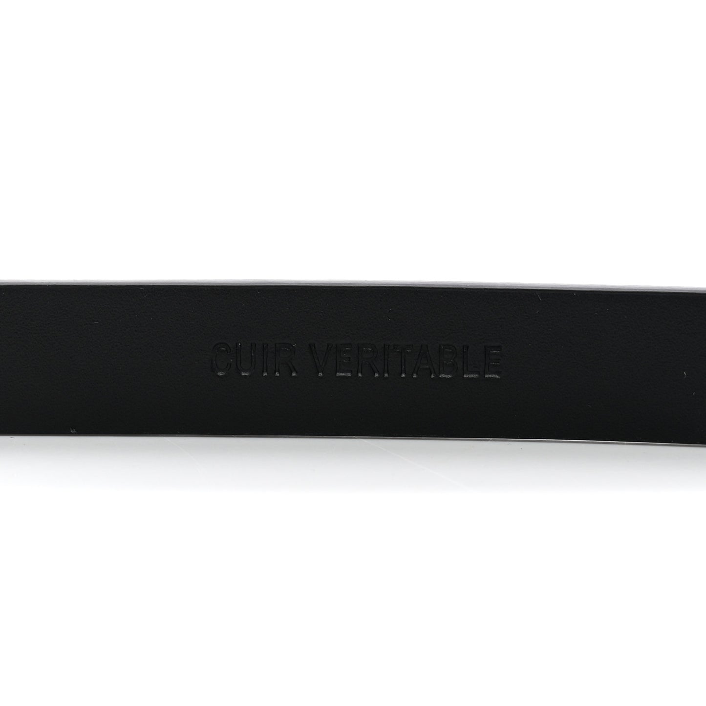 Calfskin Crystal Chain Logo Belt 85 34 Black