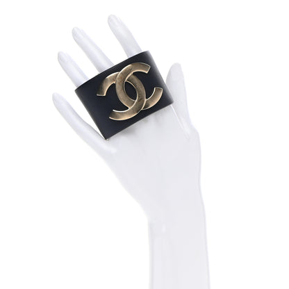 Chanel Calfskin CC Wide Cuff S Navy 2 of 8