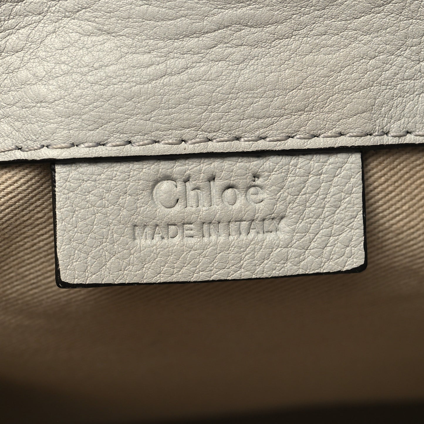 Suede Calfskin Mini Faye Backpack Airy Grey