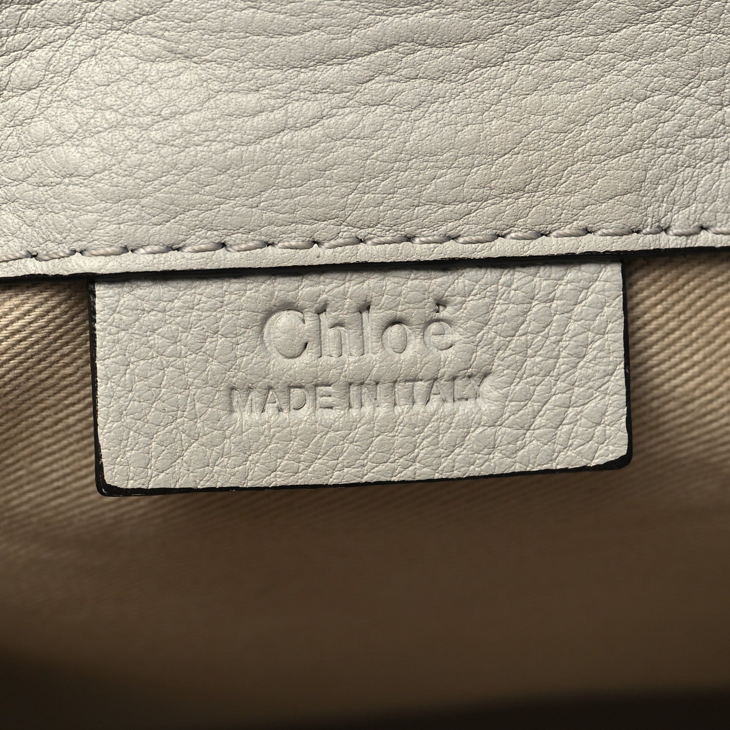 Chloe Suede Calfskin Mini Faye Backpack Airy Grey 6 of 10