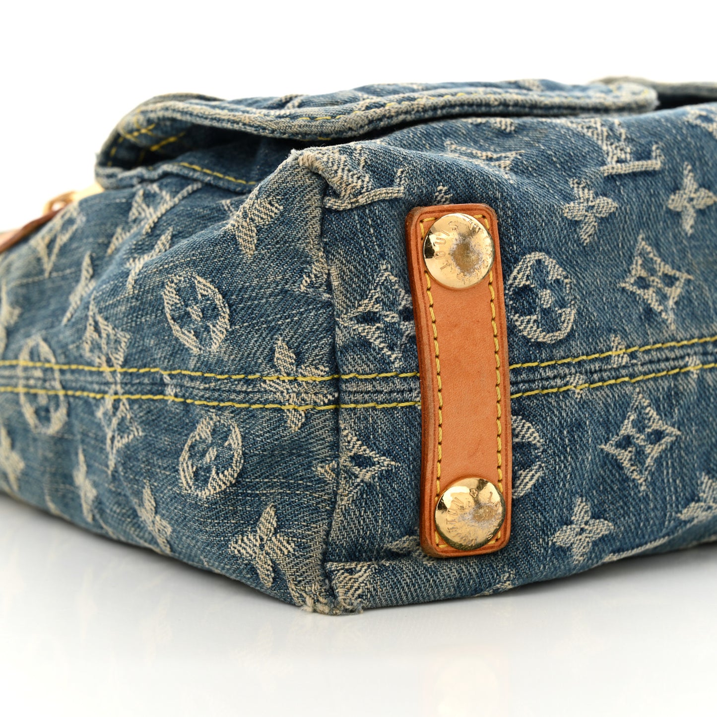 Monogram Denim Baggy PM Blue