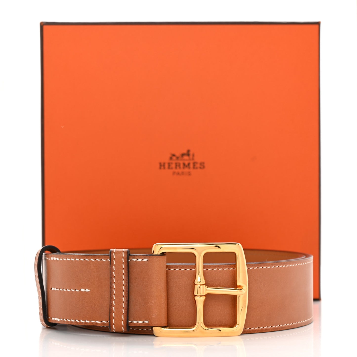 Barenia 40mm Etriviere Belt 85/34 Fauve