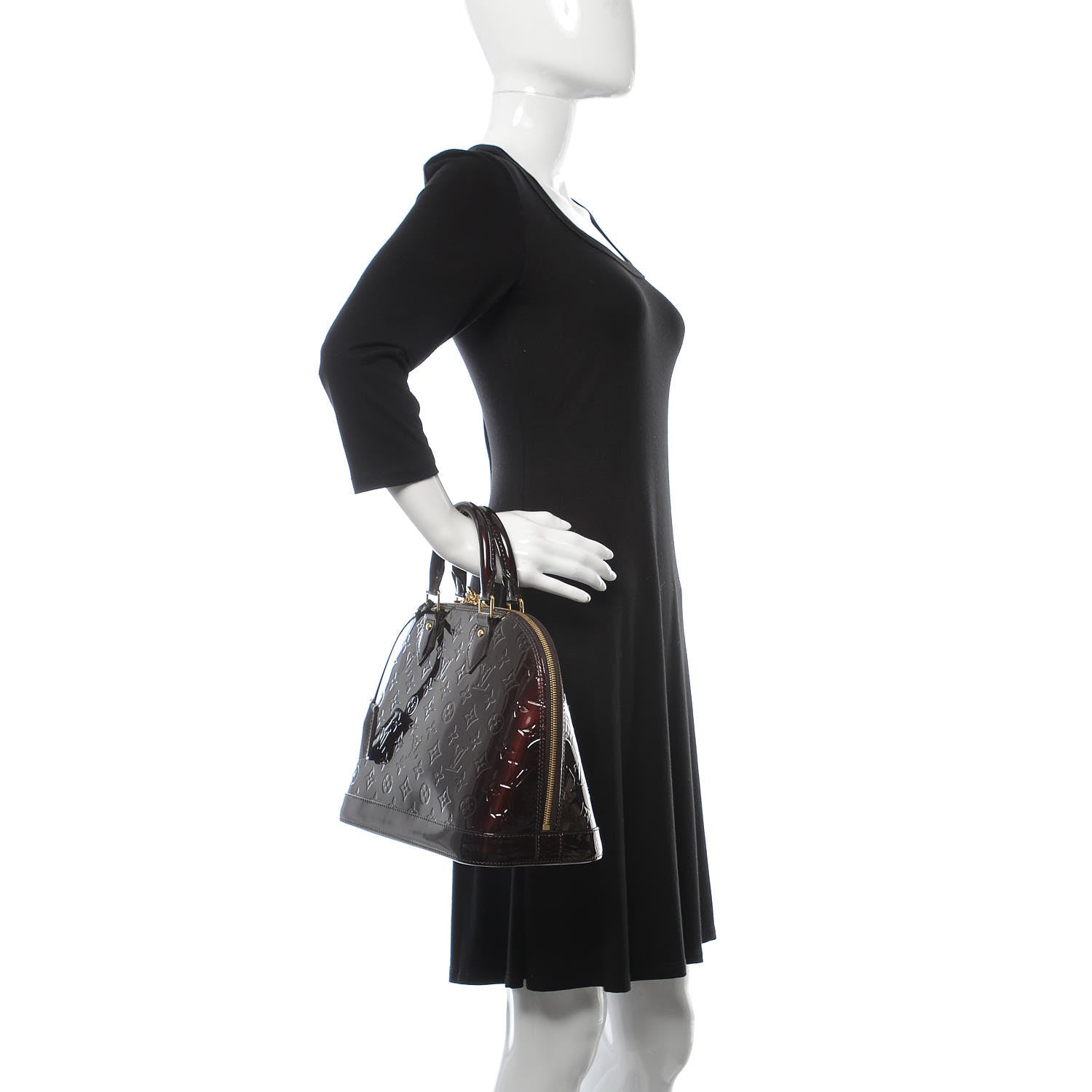 Louis Vuitton Vernis Alma PM Amarante 2 of 8