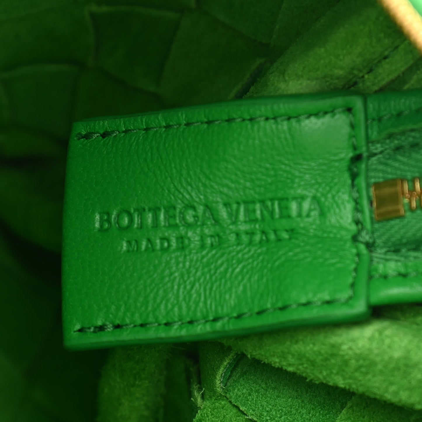 Nappa Intrecciato Mini Loop Camera Bag Parakeet