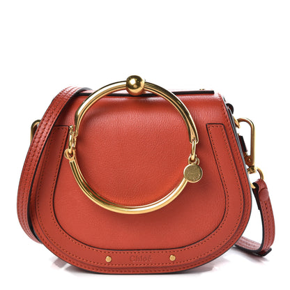 Chloe Calfskin Small Nile Bracelet Bag Earthy Red 1 of 7