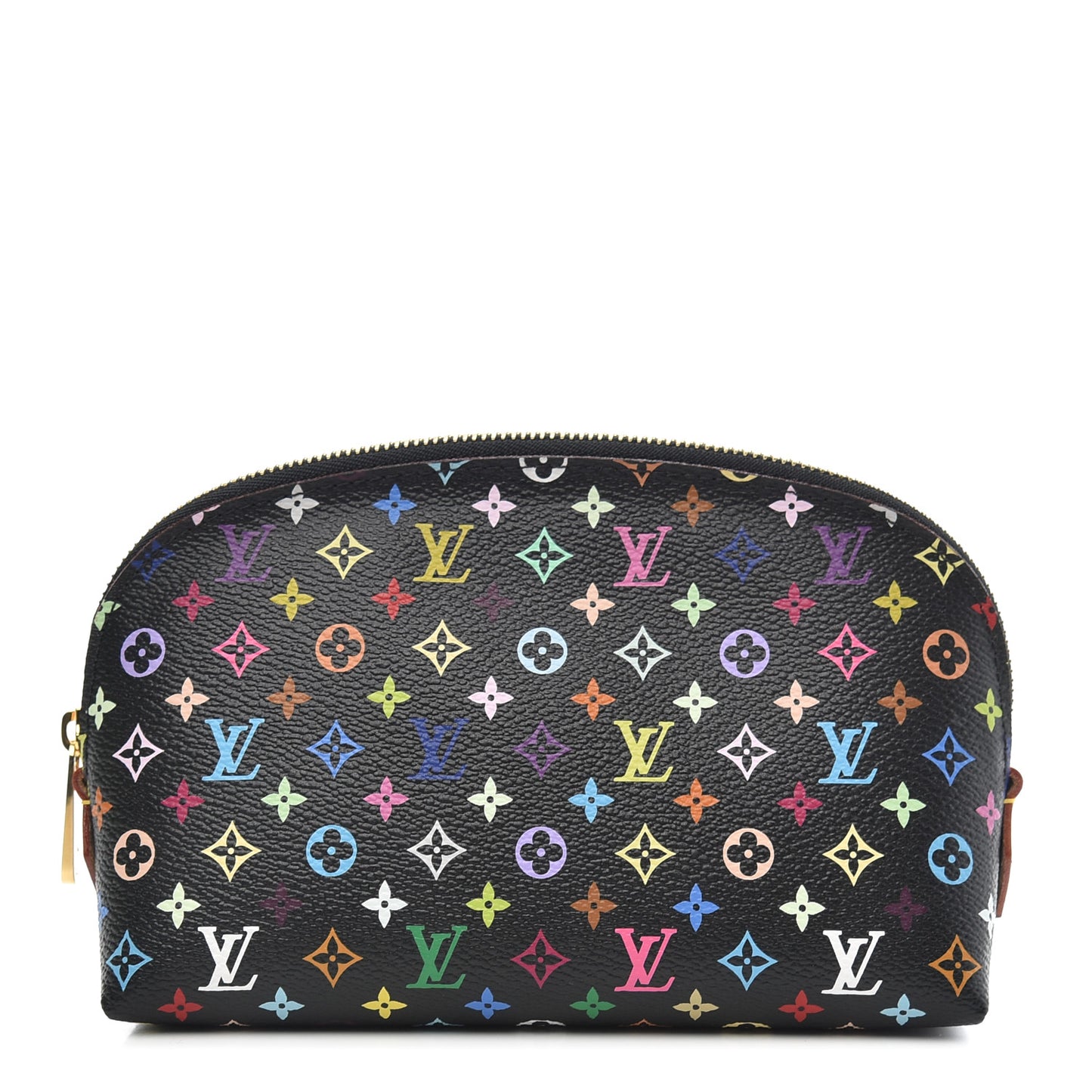 Monogram Multicolor Cosmetic Pouch Black Grenade