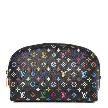 Louis Vuitton Monogram Multicolor Cosmetic Pouch Black Grenade 1 of 6