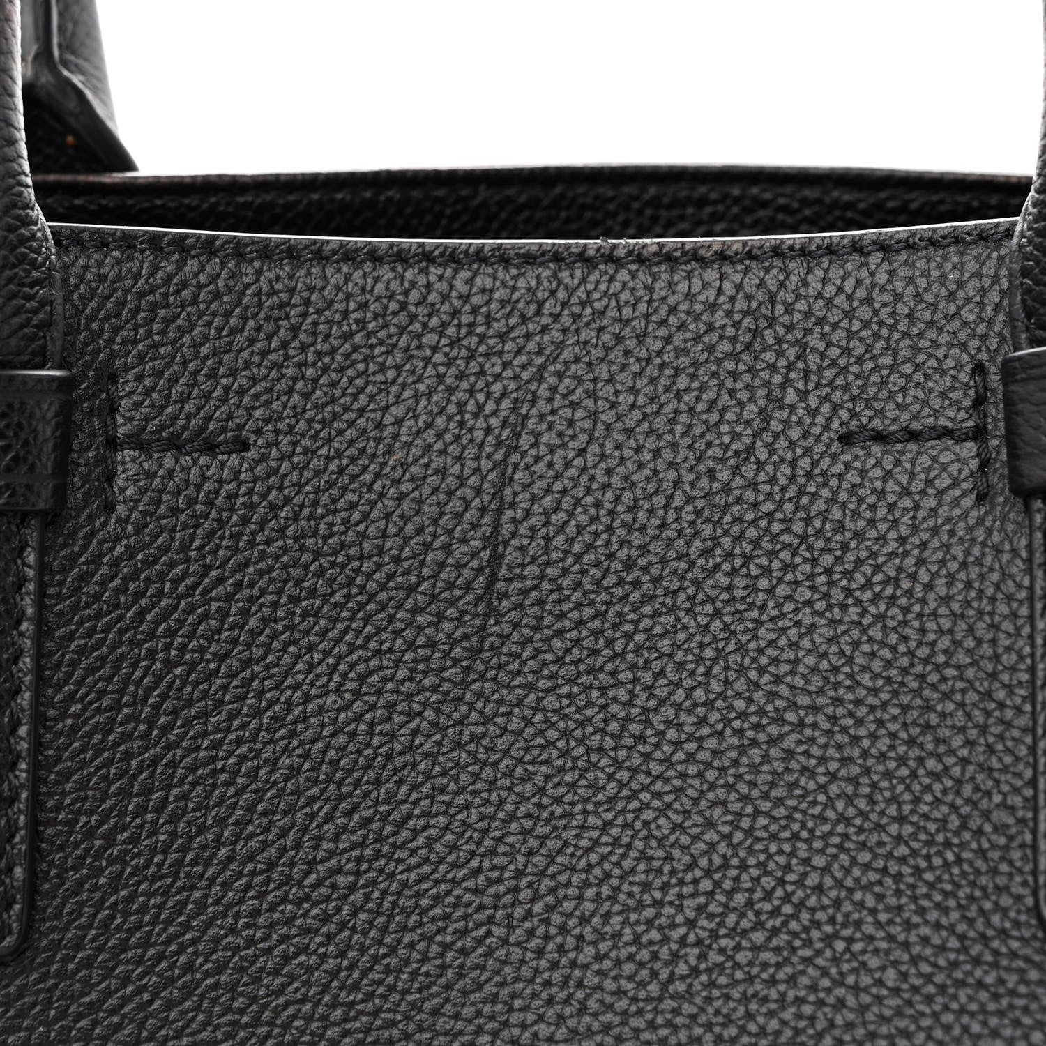 Tom Ford Pebbled Calfskin Medium Jennifer Zip Tote Black 10 of 13