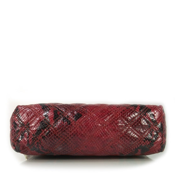 Marc Jacobs Python Embossed Large The Single Bordeaux 4 of 11