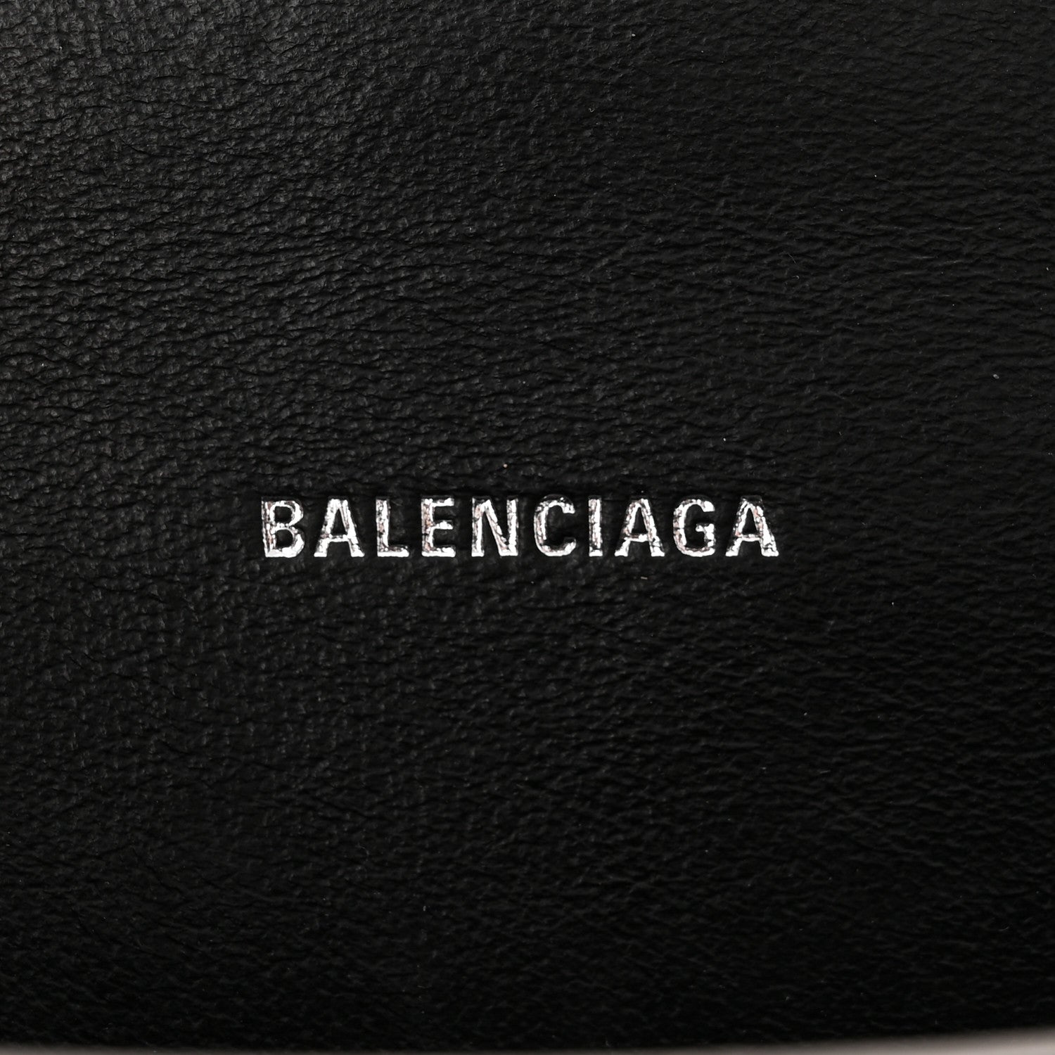 Balenciaga Metallic Textured Calfskin Hourglass Top Handle Bag XS Silver 6 of 9