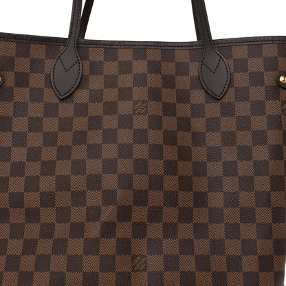 Louis Vuitton Damier Ebene Neo Neverfull MM Rose Ballerine 8 of 10
