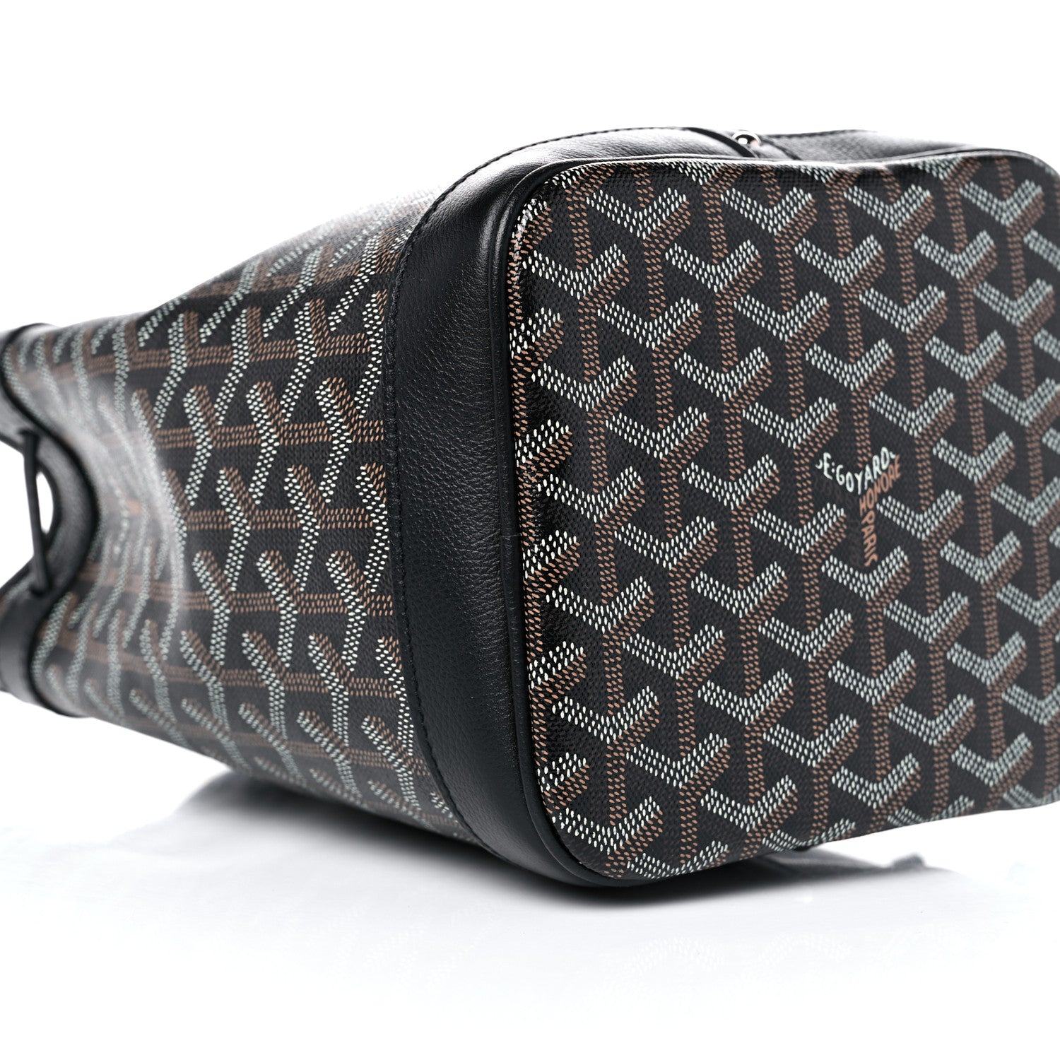 Goyard Goyardine Petit Flot Bucket Bag PM Black 8 of 9