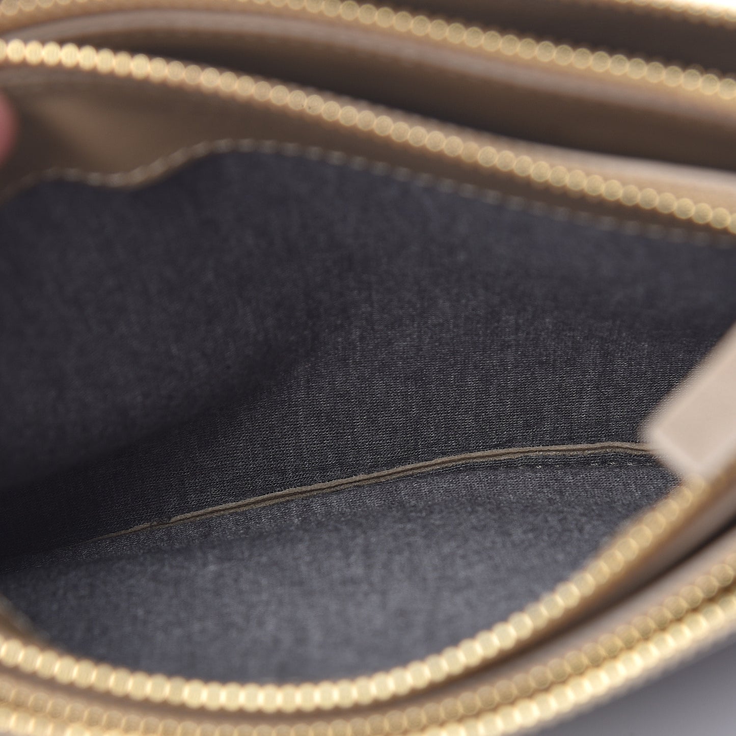 Lambskin Small Trio Crossbody Bag Taupe