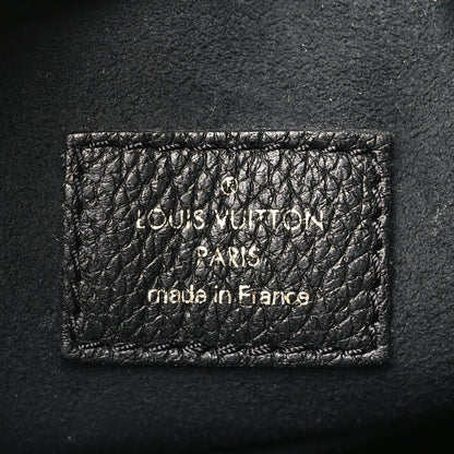 Louis Vuitton Calfskin Lockme Bucket MM Black 6 of 8