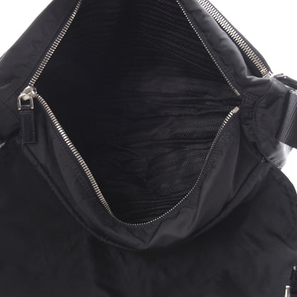 Prada Nylon Vela Messenger Bag Black 4 of 9
