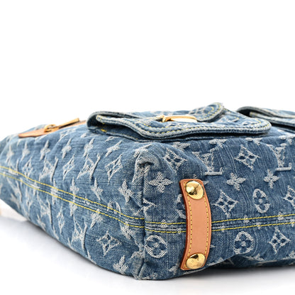 Louis Vuitton Denim Baggy GM Blue 8 of 11