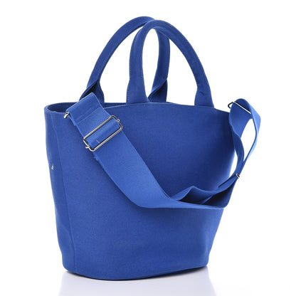 Prada Canapa Small Shopping Tote Cobalto 4 of 14