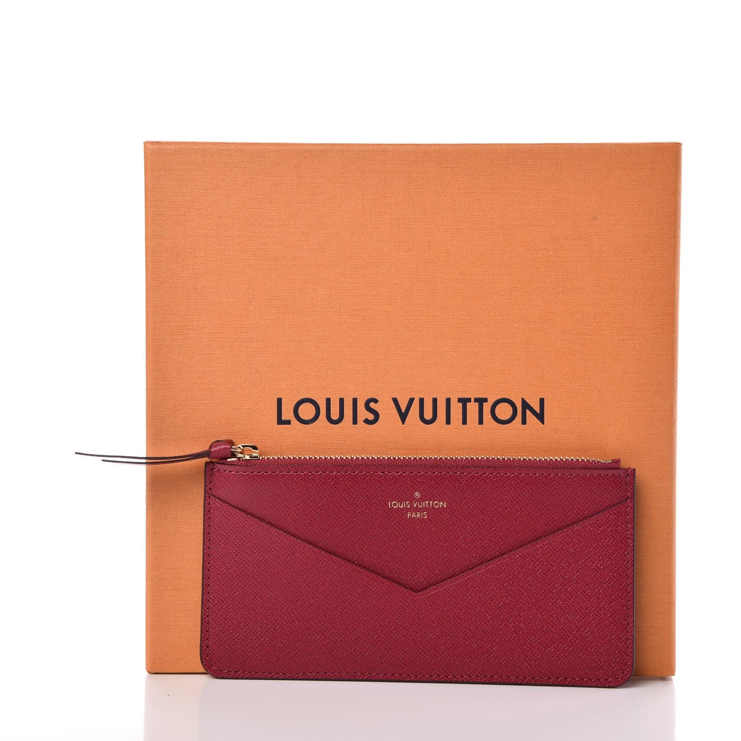 Louis Vuitton Calfskin Jeanne Wallet Zippered Insert Fuchsia 7 of 7