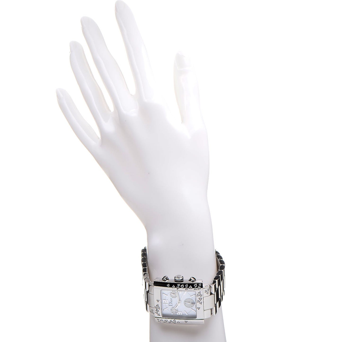 Stainless Steel Diamond 31mm Riva Chronograph Quartz Watch