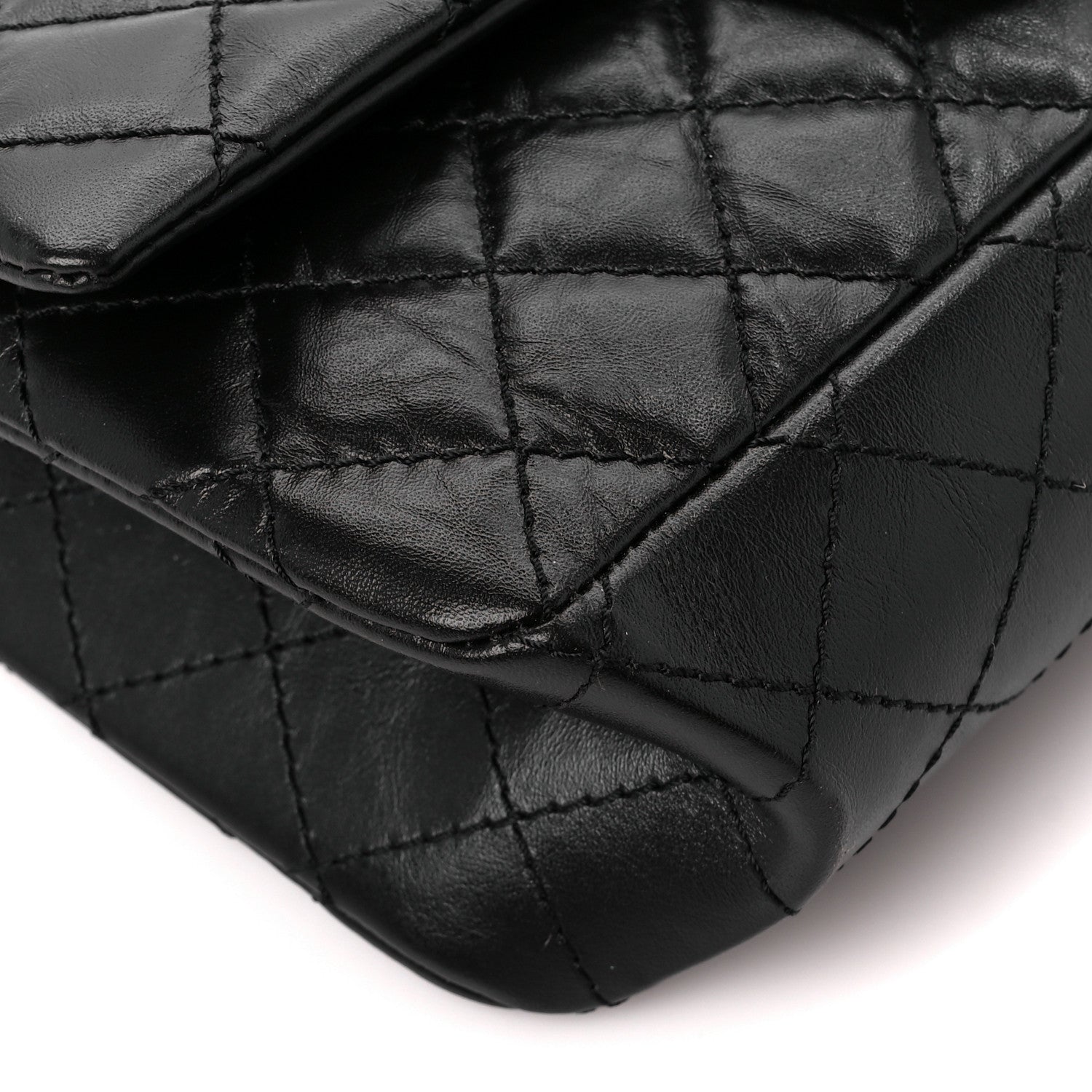 Chanel Aged Calfskin Quilted 2.55 Reissue 225 Flap Black 10 of 11