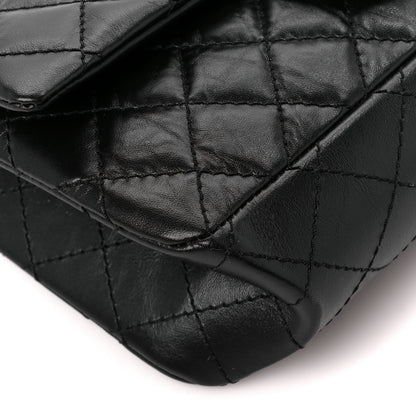 Chanel Aged Calfskin Quilted 2.55 Reissue 225 Flap Black 10 of 11