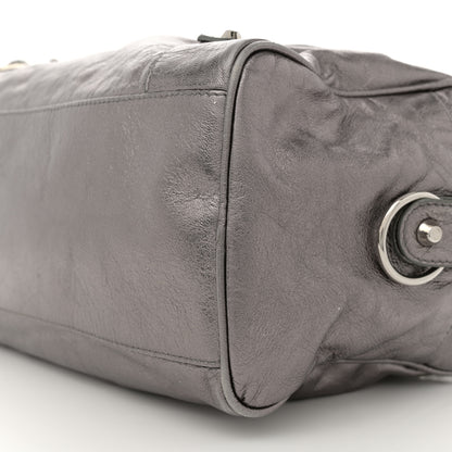 Balenciaga Agneau Classic Hardware Box Bag Metallic 11 of 13