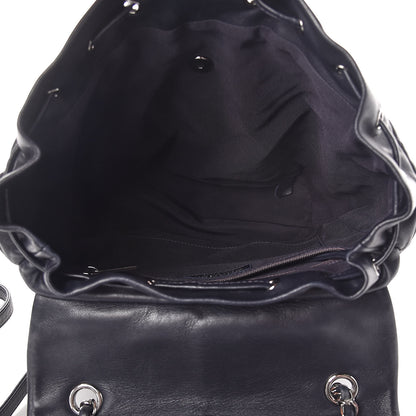 Chanel Lambskin Quilted Large Urban Spirit Backpack Navy 5 of 10