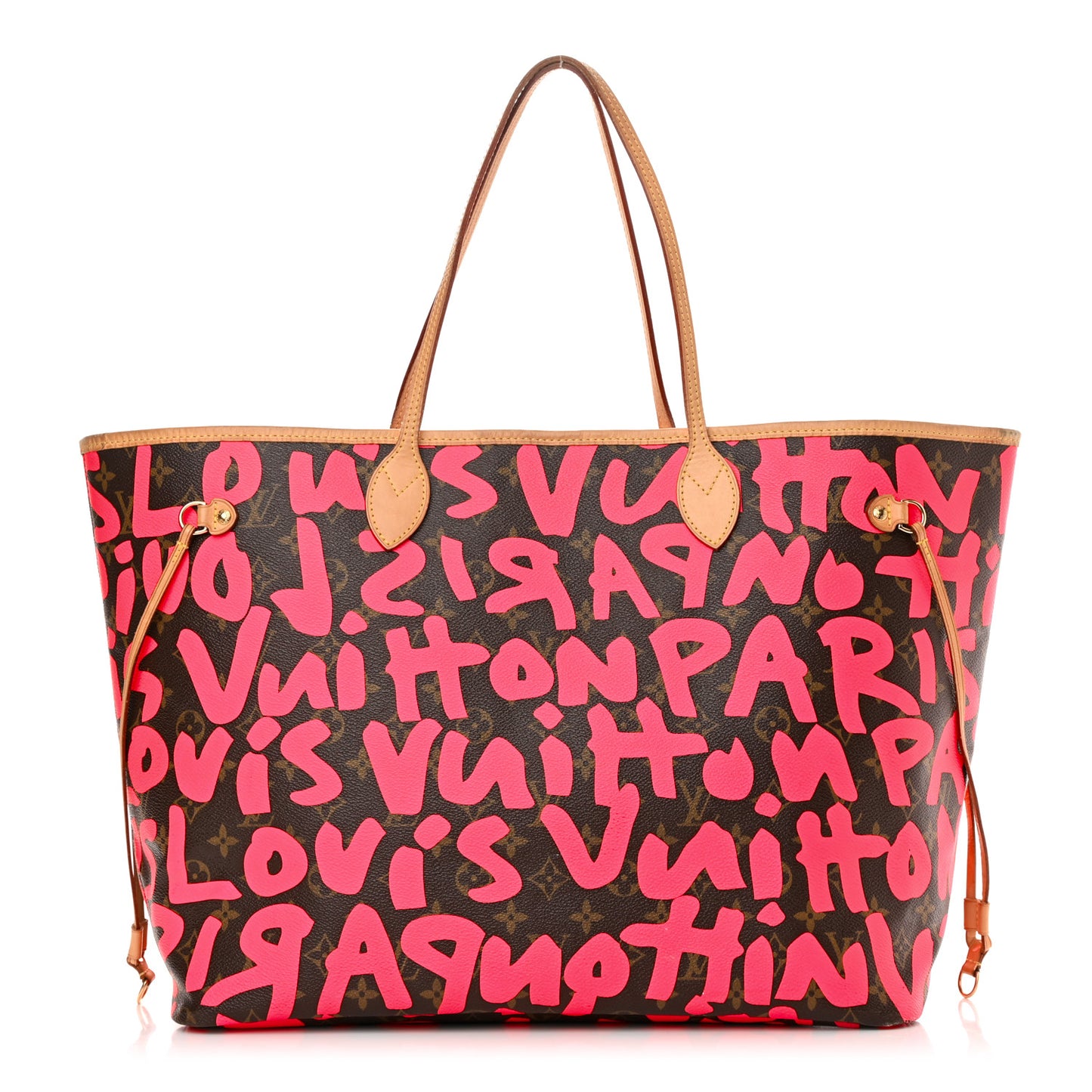 Monogram Graffiti Neverfull GM Fuchsia
