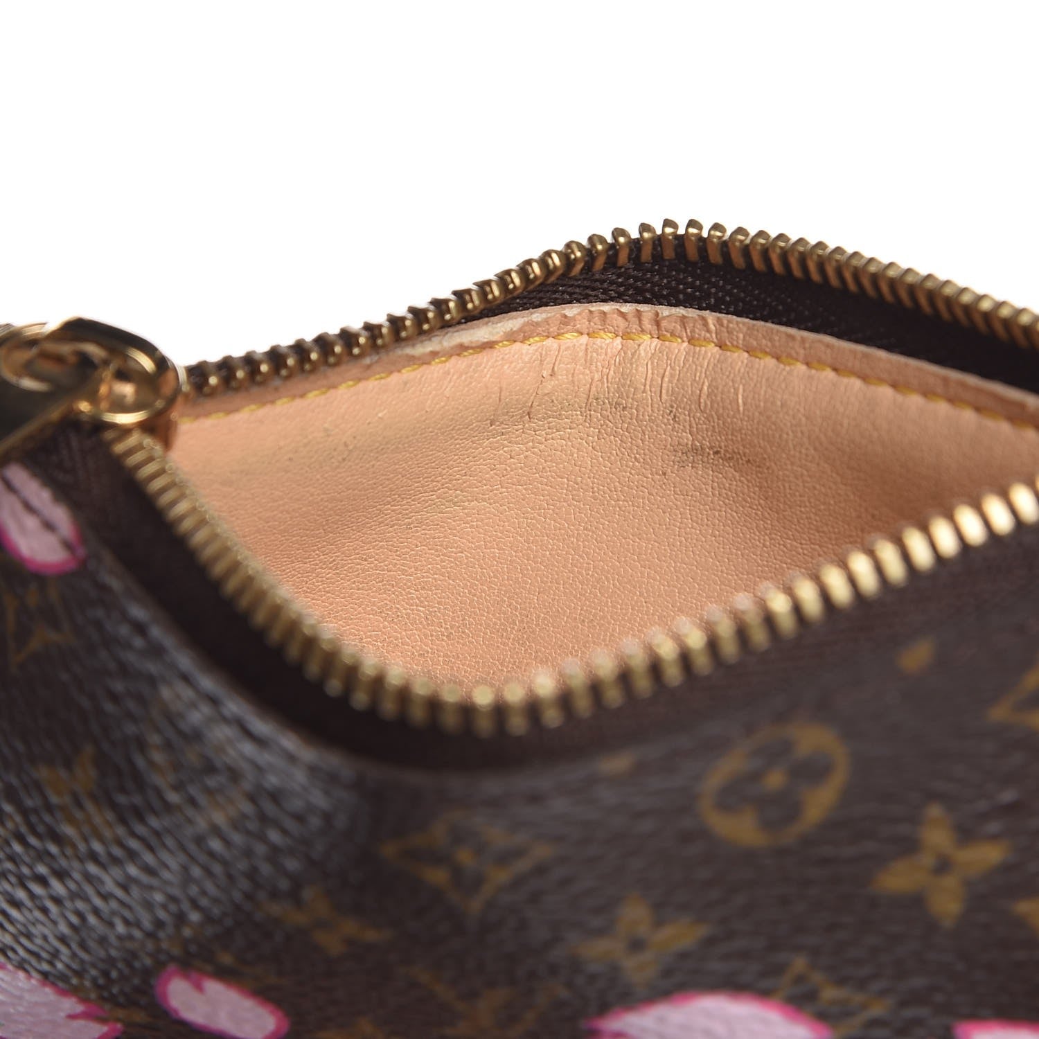 Louis Vuitton Monogram Cherry Blossom Key Pouch Brown 8 of 8
