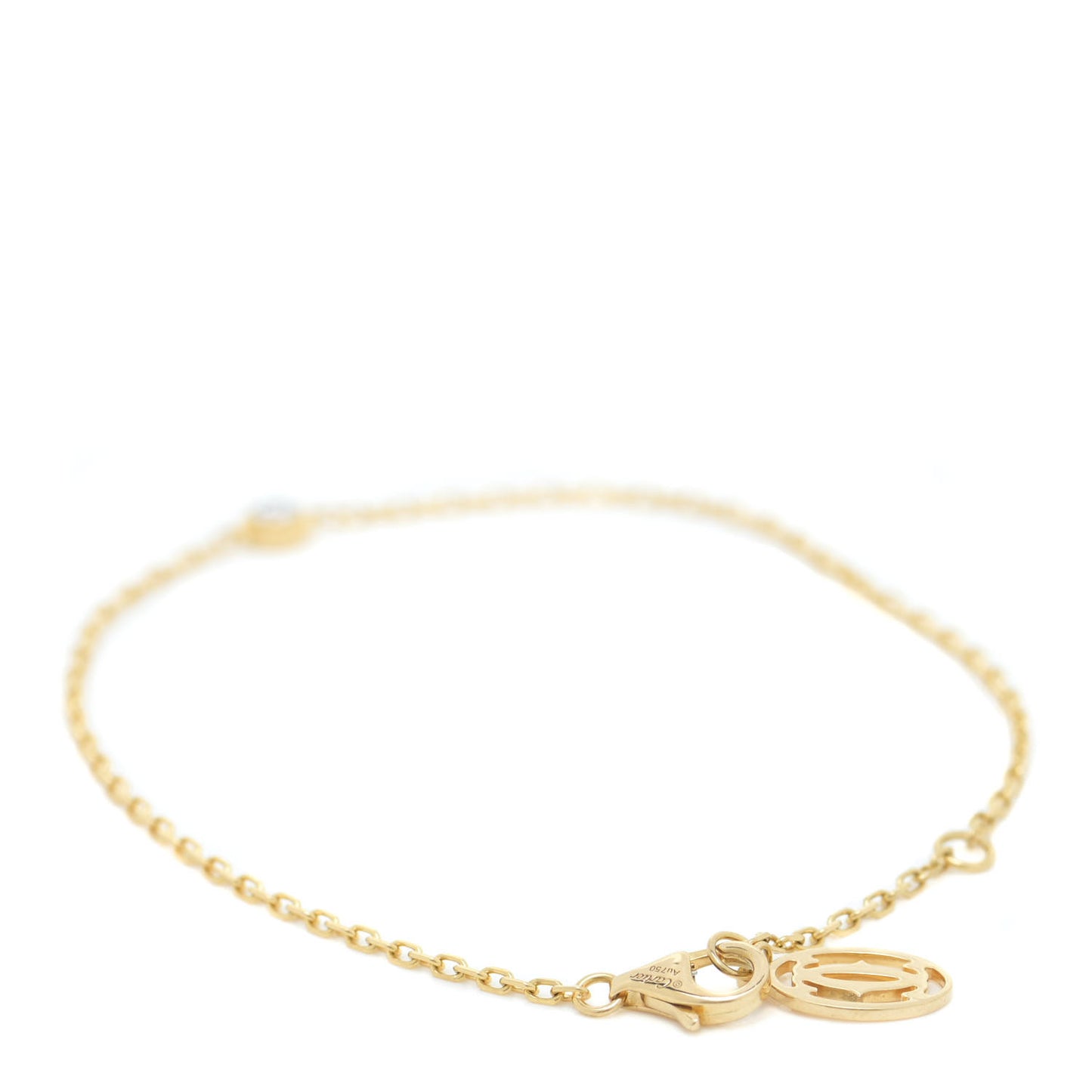 18K Yellow Gold Diamond SM D'Amour Bracelet