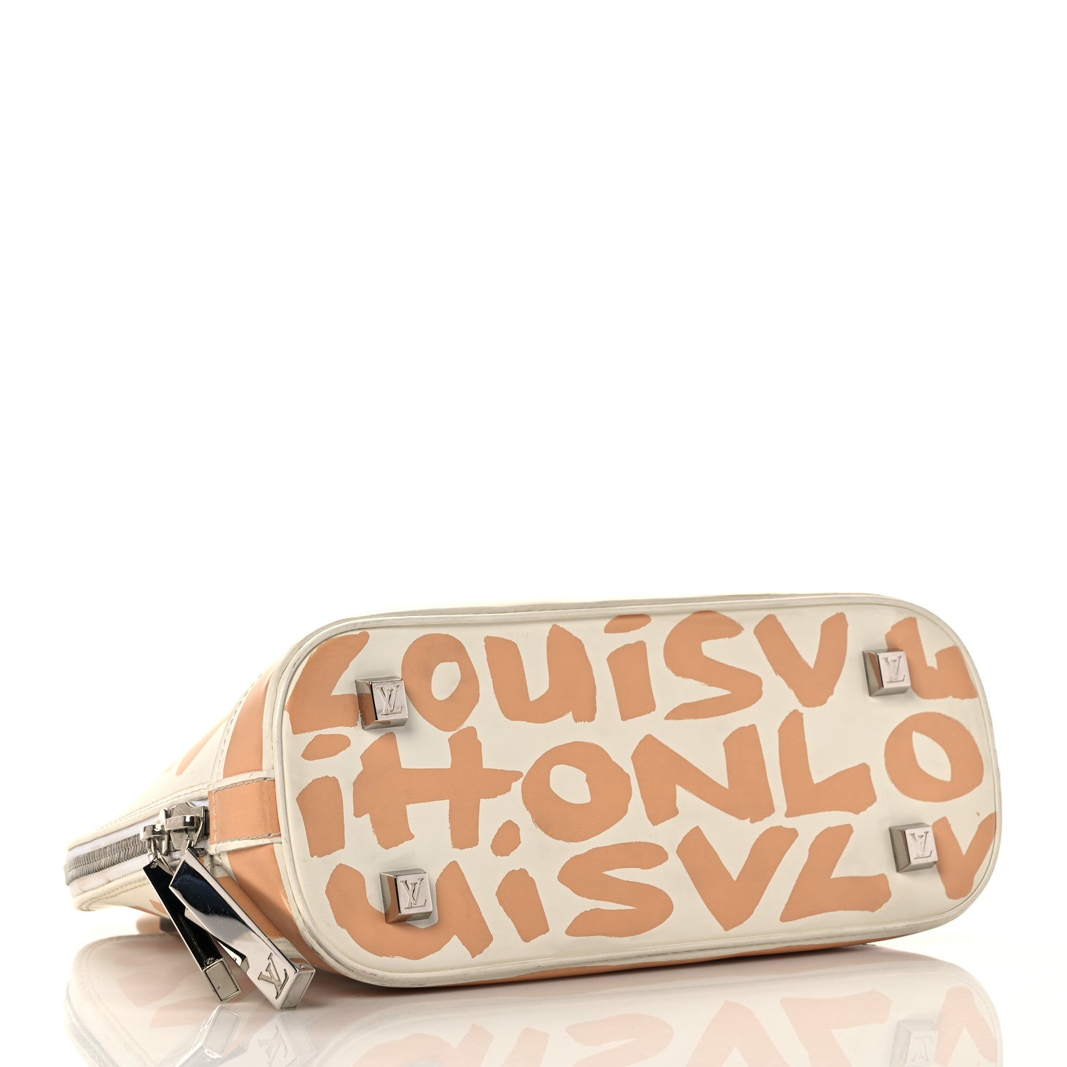 Louis Vuitton Graffiti Alma MM Peach 4 of 18