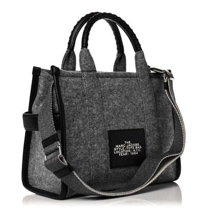 Marc Jacobs Felt Small The Tote Bag Heather Gray 3 of 11