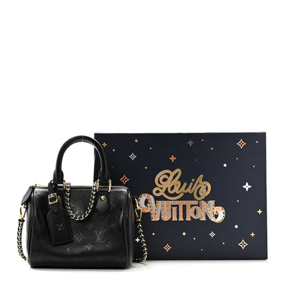 Louis Vuitton Monogram Ink Speedy BB Black 10 of 10