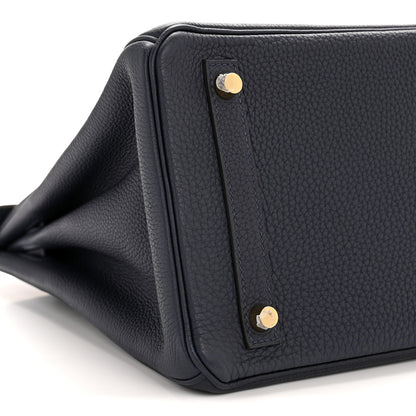 Hermes Togo Birkin 30 Bleu Nuit 9 of 12