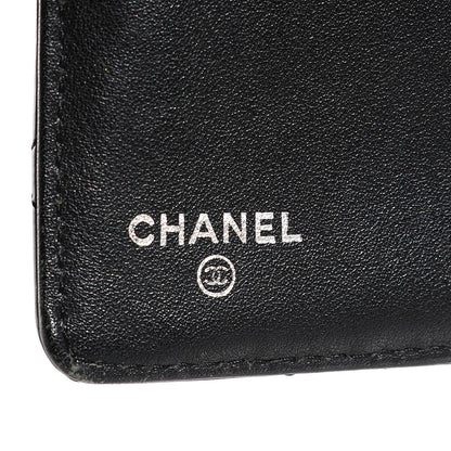 Chanel Patent Quilted Brilliant Yen Wallet Black 7 of 9