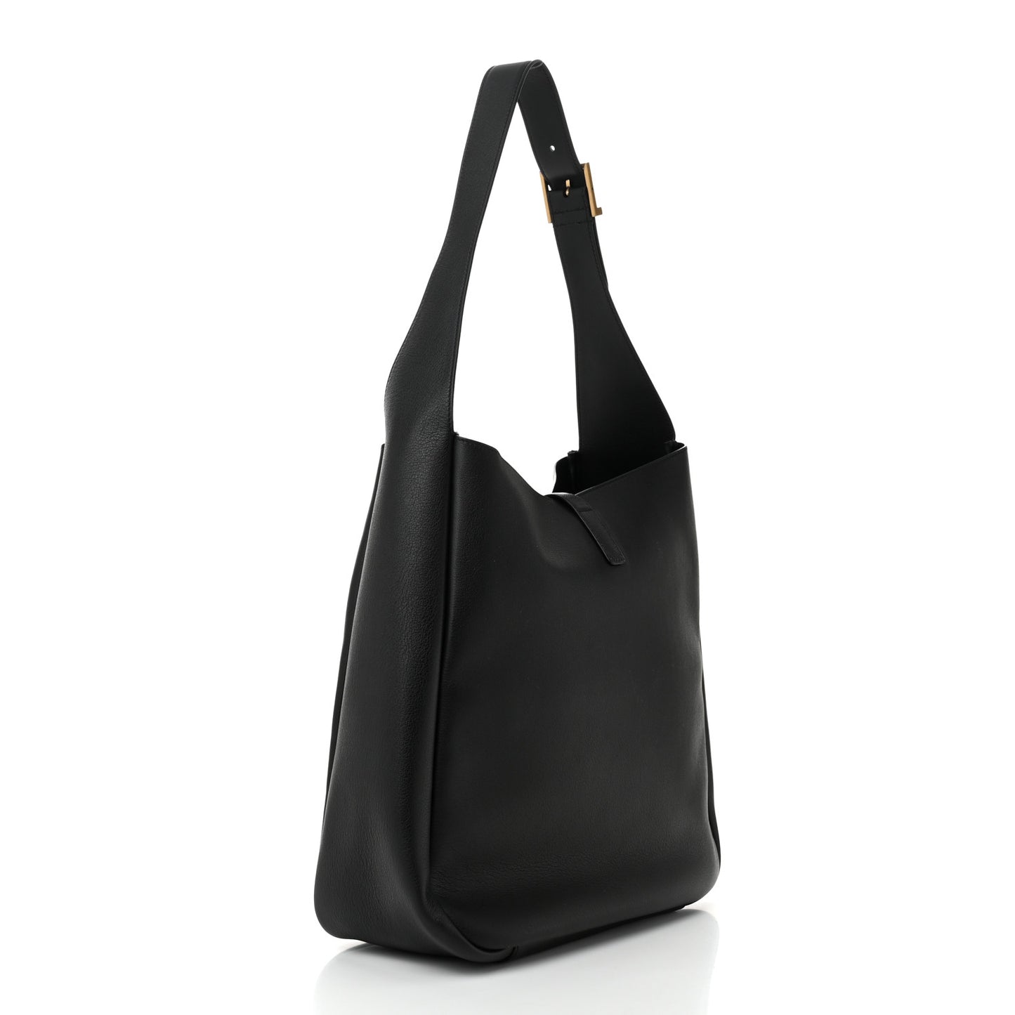 Smooth Calfskin Large Le 5 A 7 Soft Hobo Black