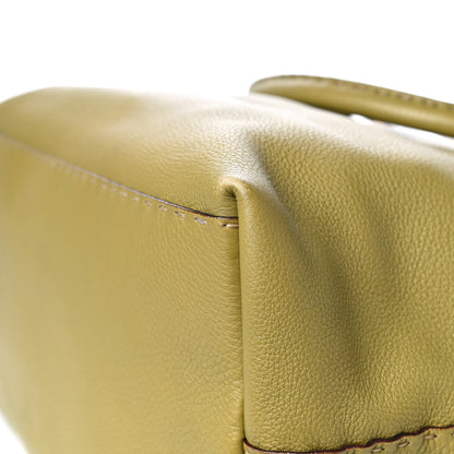 Fendi Calfskin Romano Selleria Villa Borghese Tote Green 16 of 18