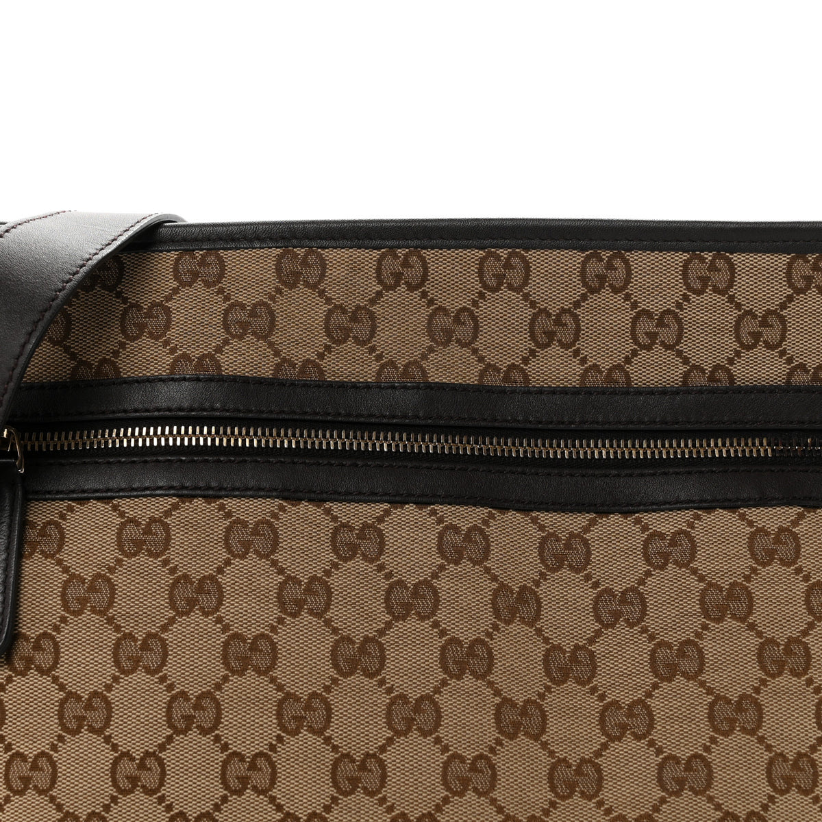 Gucci Monogram Messenger Bag Dark Brown 8 of 10