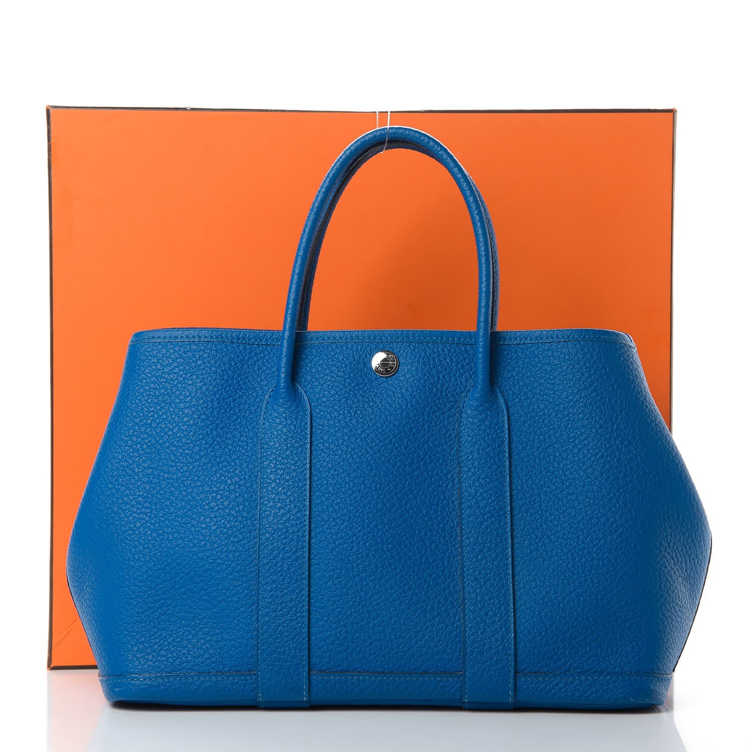 Hermes Vache Country Garden Party 30 TPM Bleu Zellige 13 of 13