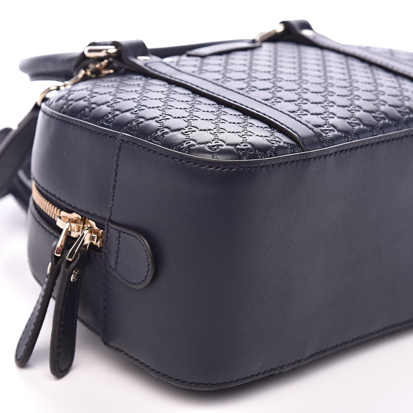 Soft Microguccissima Small Crossbody Bag Blue