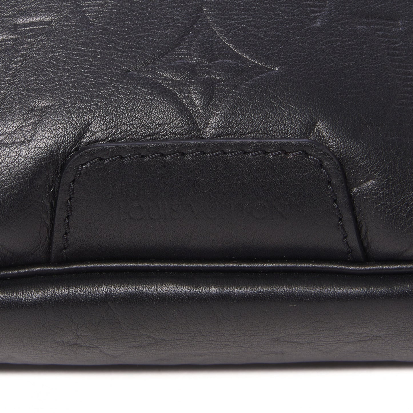 Calfskin Monogram Shadow Discovery Bumbag Black